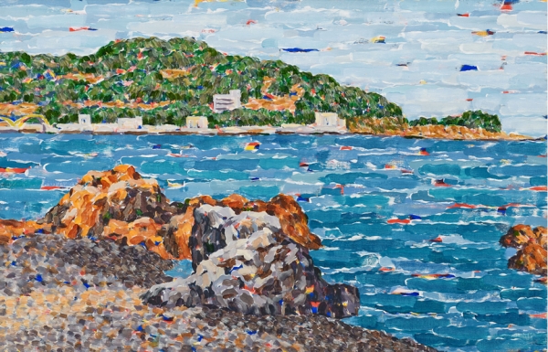 주전해안 (울산) 65.2 x 100cm acrylic on canvas 2017.