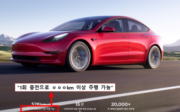 공정위는 슬롯 무료 사이트가 '1회 충전으로 446㎞ 이상 주행' 광고를 내놨지만 추운 날 도심에선 221㎞ 밖에 못 가는 등 과장에 대해 과징금을 매겼다. 출처=공정위